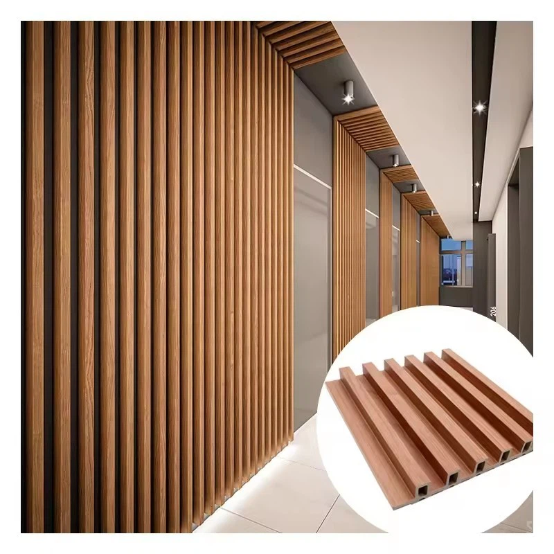 3D Wood Plastic Composite Wall Panel